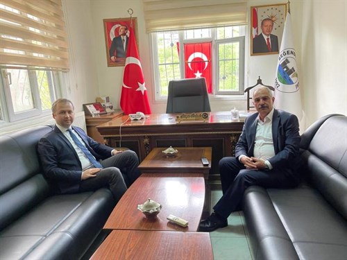 Kaymakamımız Muhammed İkbal YELEK, Beğendik Belediye Başkanını Ziyaret Etti